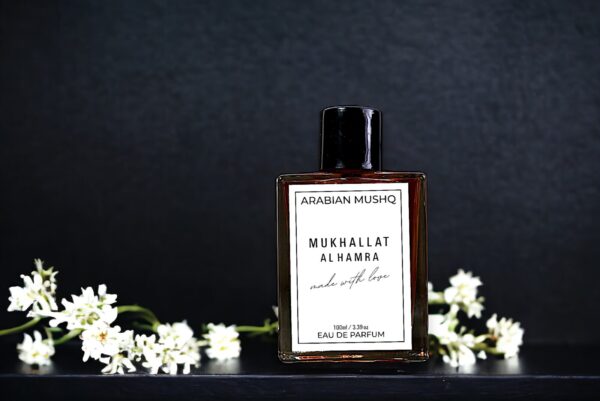 Mukhallat AL Hamra Perfume For Men | Strong And Long Lasting | Woody Smoky Floral Oud | 100ML & 50ML Spray - Image 5